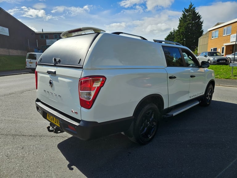 2024 24 KGM MUSSO 2.2 Double Cab Pick Up LWB Saracen Plus Auto Damaged Salvage