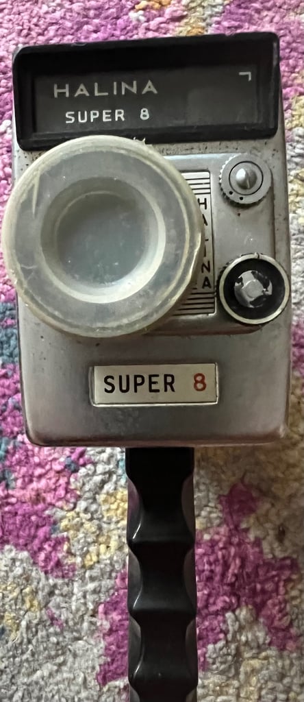 Old super eight film equipment
