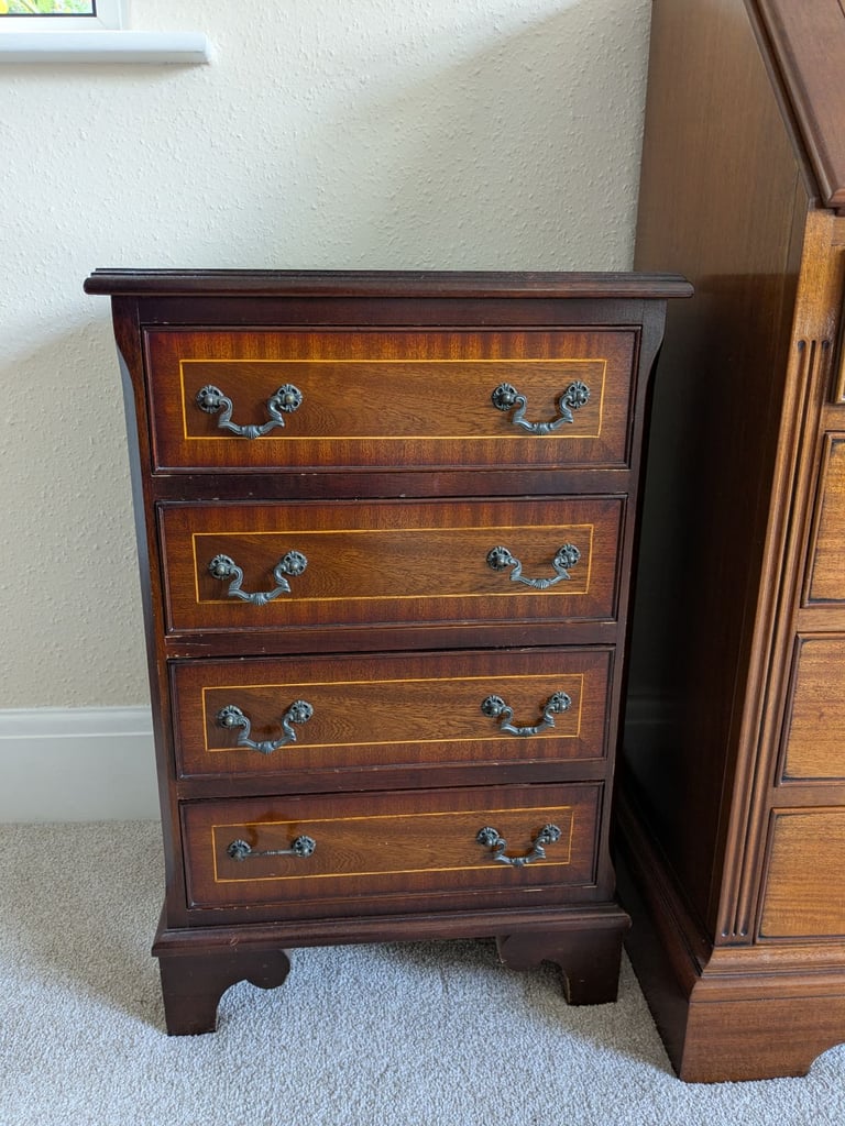 image for Mahogany effect Chest of Drawers