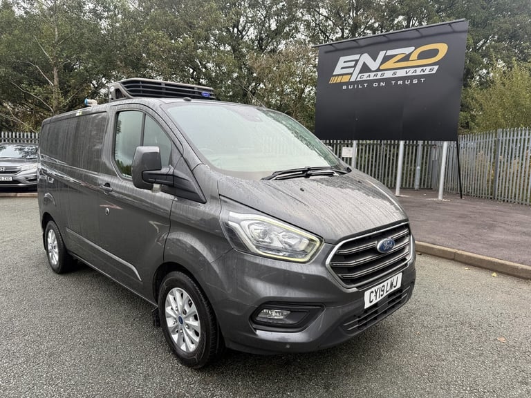 image for 2019 FORD TRANSIT CUSTOM 280 LIMITED TDCI 130 ECOBLUE L1H1 SWB PANEL VAN GREY DI
