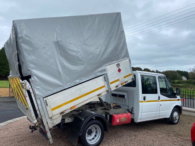 Mk6 Transit Crew Cab Tipper High Sides Used Ford Transit Tipper - Main Image