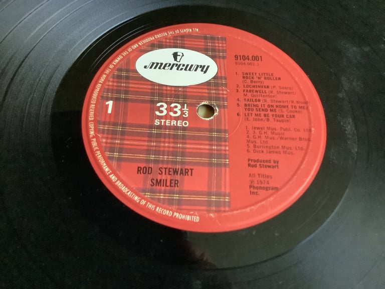 Rod Stewart Smiler LP