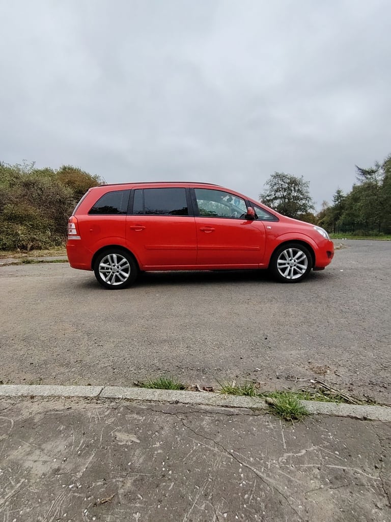 Vauxhall, ZAFIRA, 7 seater MPV, 2012, Manual, 1. 6L, 5 doors
