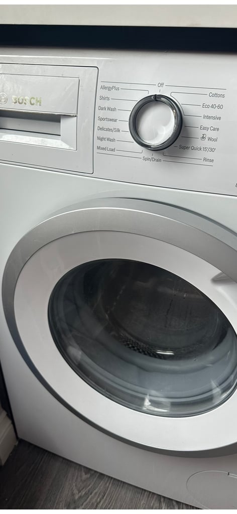 Bosch series 4 washing machine 1 year old 