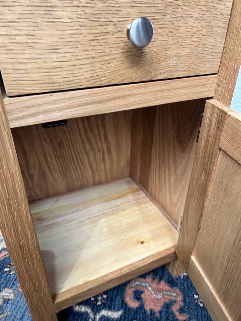 Dunelm Bedise Table in Oak 