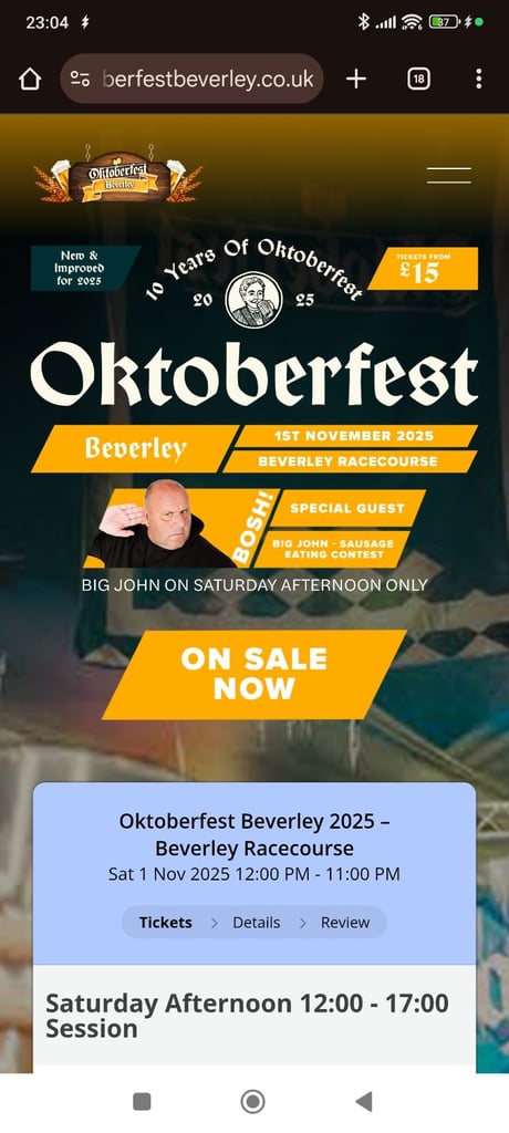 image for Oktoberfest VIP table 