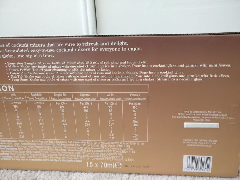 Cocktail mixers gift set