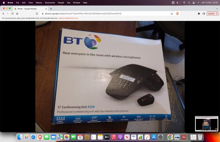 BT Conferencing Unit X500 brand new boxed central London bargain