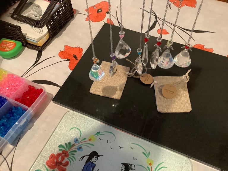 CHUNKY BESPOKE ANGELS and FREE gift bag. Hand made with love ❤️.BARGAIN price thanks ☺️ 