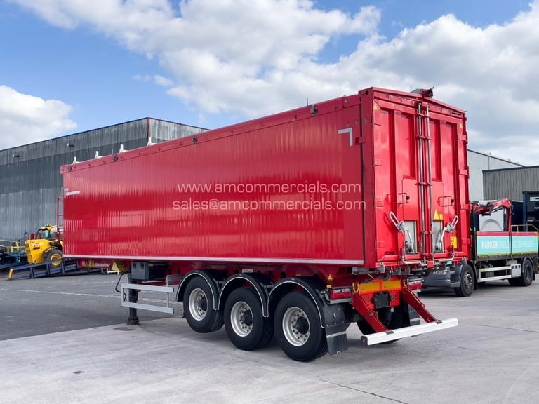 KASSBOHRER 71 CU YD ALLOY TIPPER TRAILER 