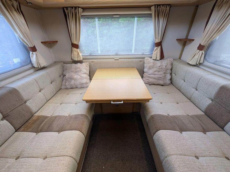 Elddis Autoquest 140, 2012/12, FSH, 2 berth, end lounge July 2025 Hab check 25 HPI clear
