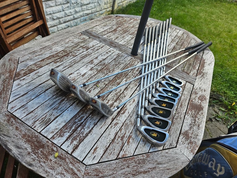 image for Set of Golden Bear golf clubs with Callaway Golf bag