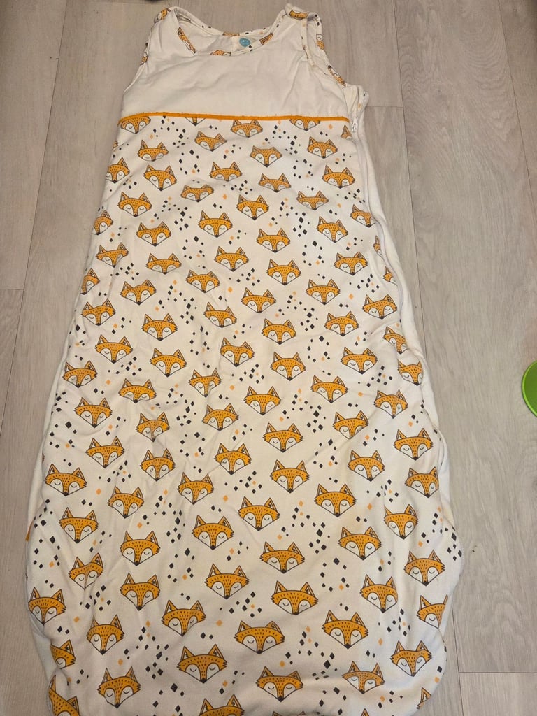 image for Baby swaddle sleeping bag foxes - 18-36 months