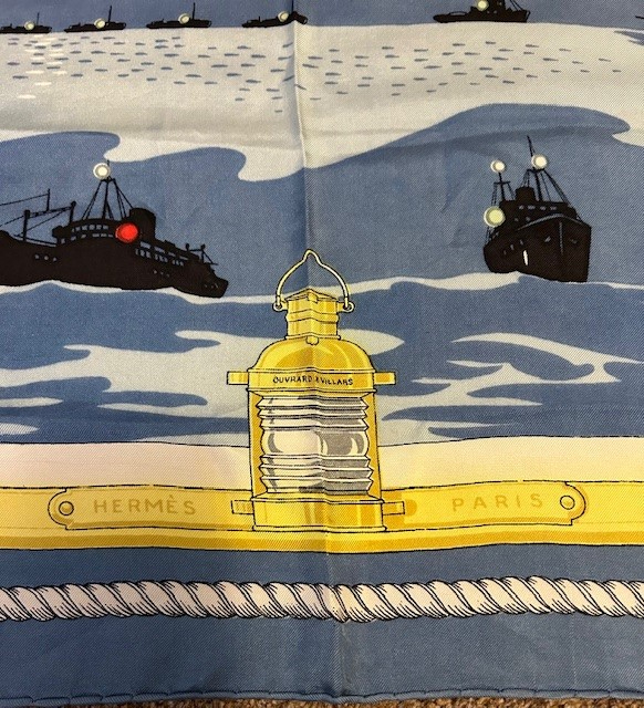 Genuine Hermes Silk Scarf