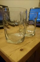 WHISKEY GLASSES x2