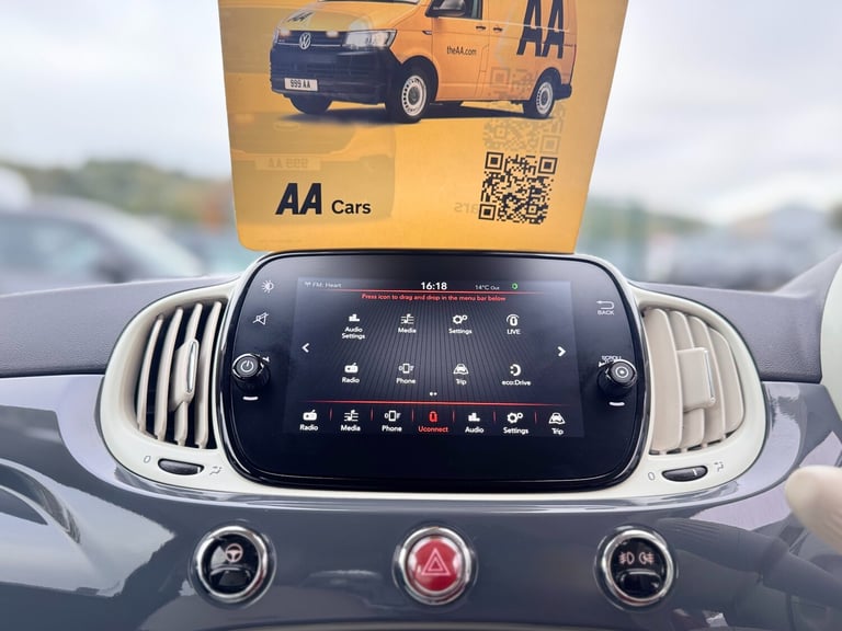 2019 Fiat 500 1.2 Lounge 3dr HATCHBACK Petrol Manual