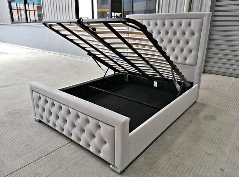 ❤ Hilton Double Bed Single Bed - Storage With Mattress 