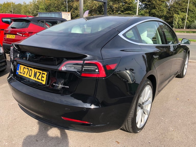2020 Tesla Model 3 LONG RANGE AWD 36,000 miles, 348 range, white vegan leather, 19inch alloys Sal...