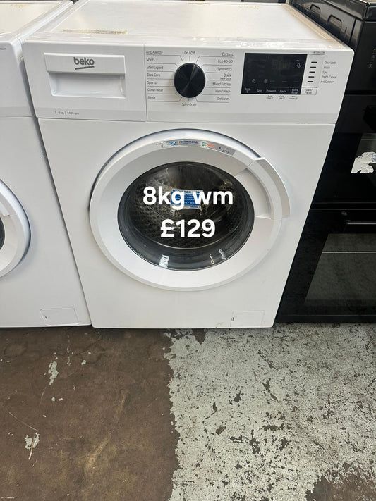 image for Beko 8kg washing machine 🌟 Free Delivery 🌟 120 Days Warranty 🌟 