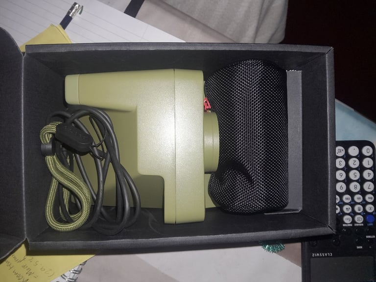 Polaroid Now+ Instant Camera forest green  (all acessories + box + 5 shots of film remaining)