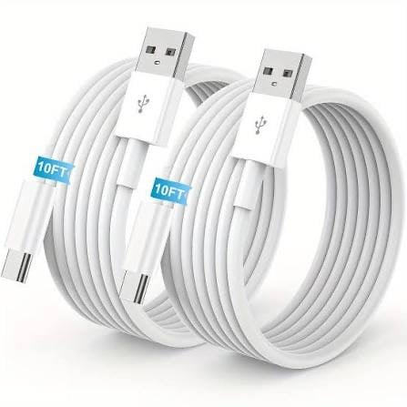 2packs USB A to USB C charger cable 
