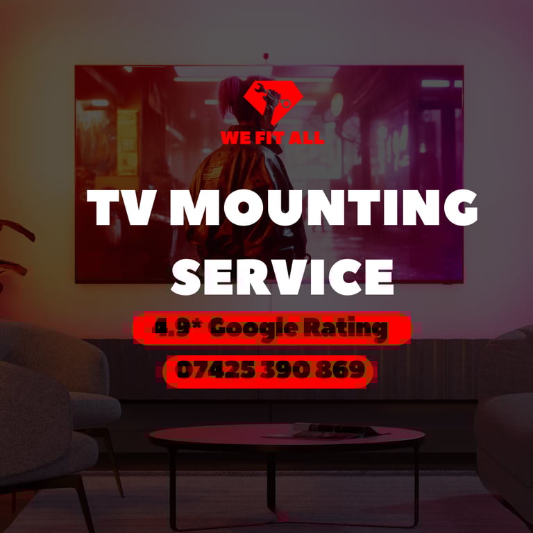 TV Wall Mounting Service - 4.9* Google Rated