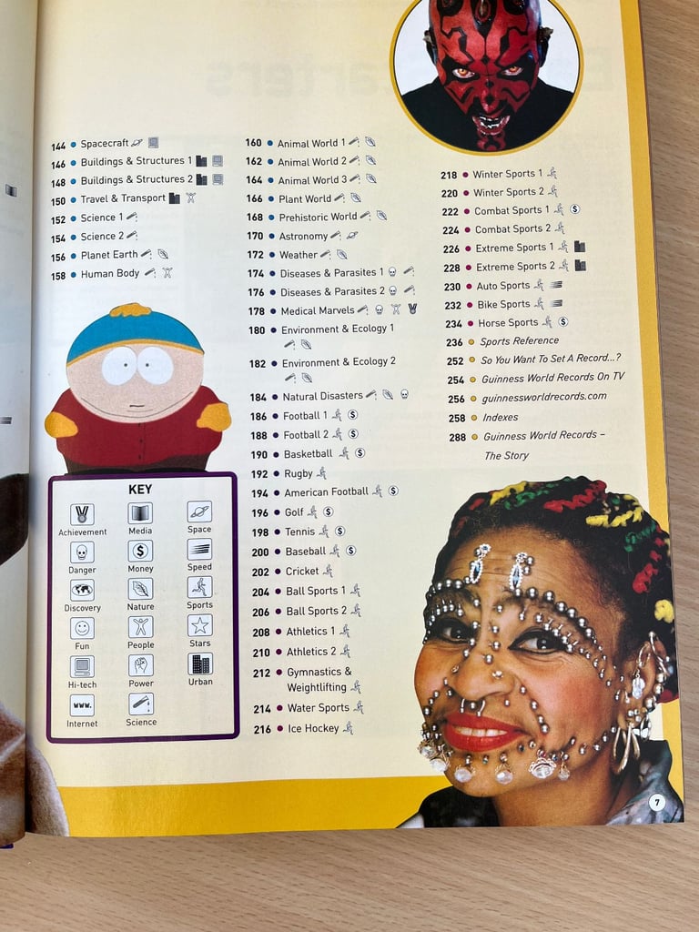 GUINNESS WORLD RECORDS BOOK 2001, V.G.C. (See Photos)