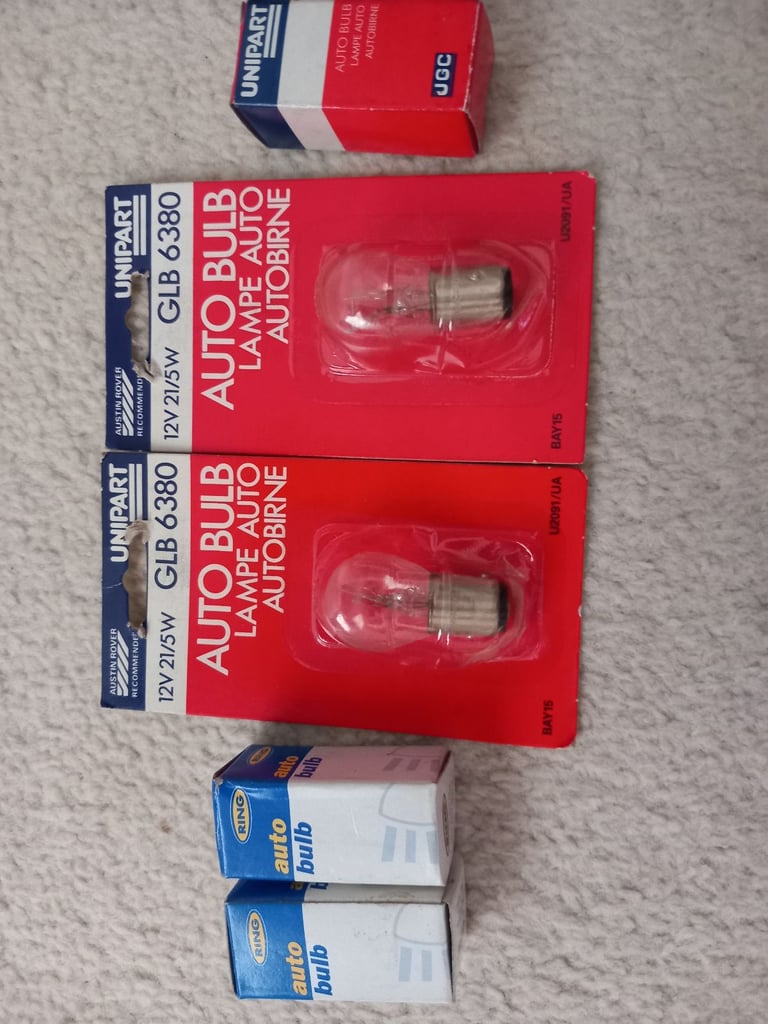 Car bulbs. All for £10