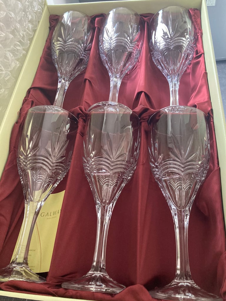 Irish crystal wine glasses in Merthyr Tydfil Gumtree