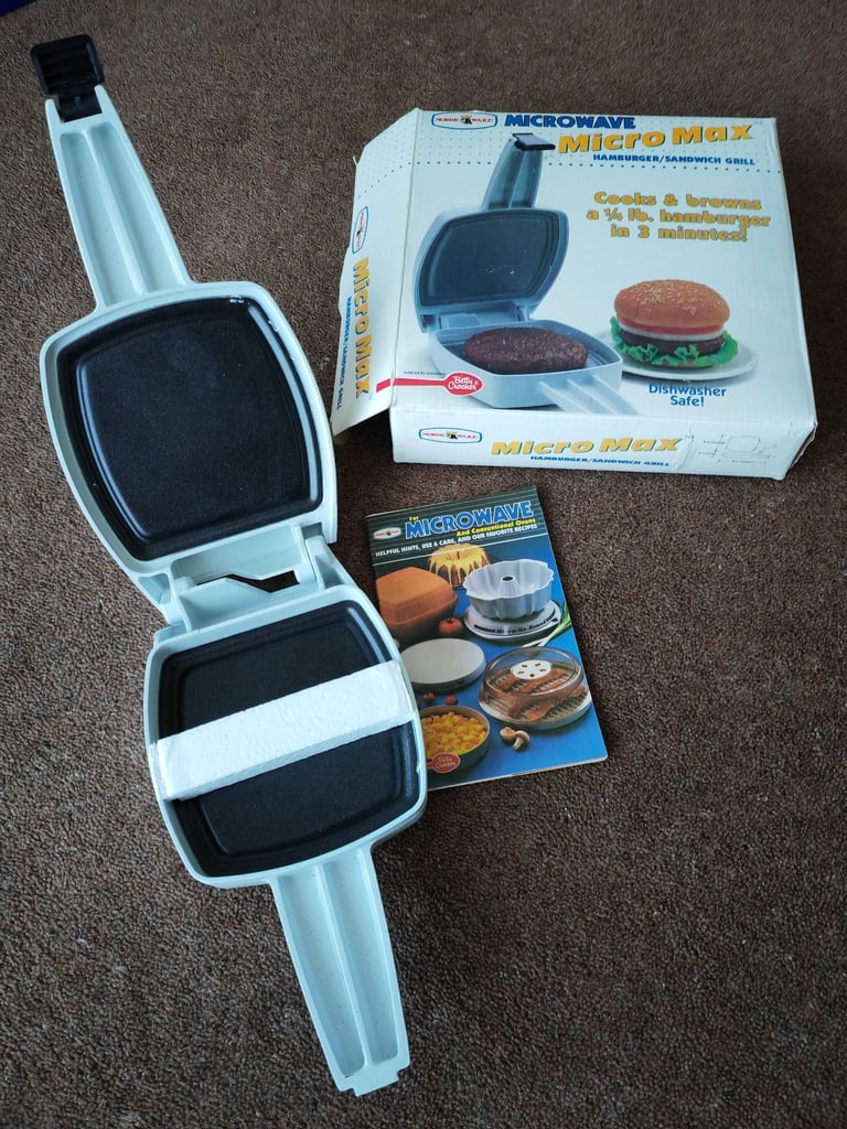 New microwave hamburgers/sandwich grill
