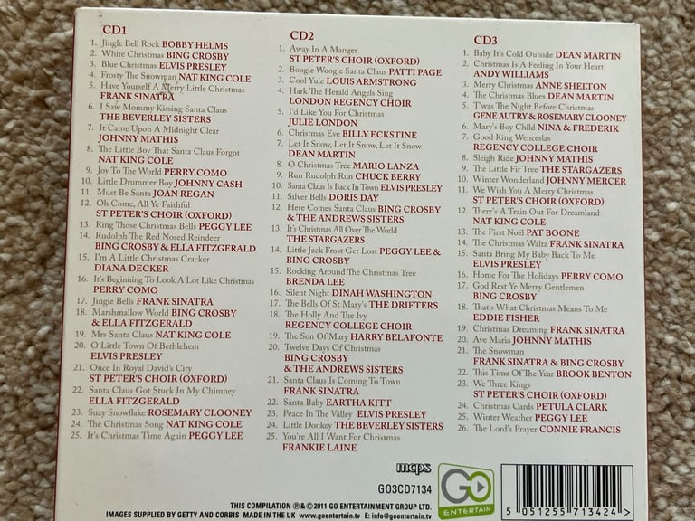 Christmas CD selection 
