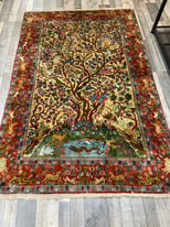 Antique handmade Persian Tabriz rug ( very Rare ) 