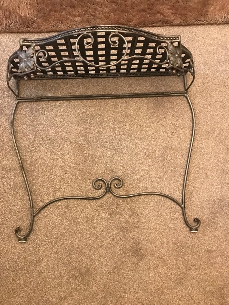 Metal half table