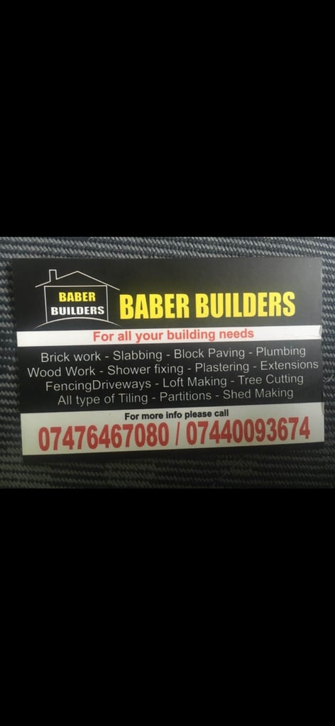 image for builder / carpenter/ handyman all building work 07–476467080