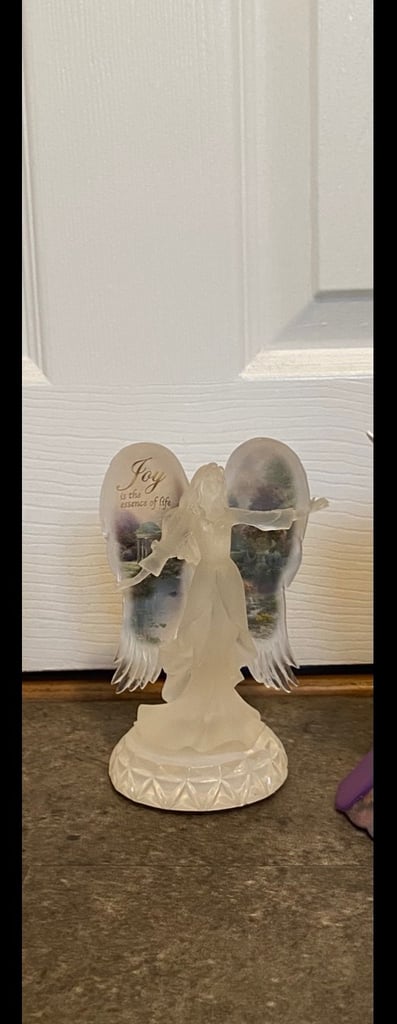 image for Thomas kinkade Angel figurine Ornament  