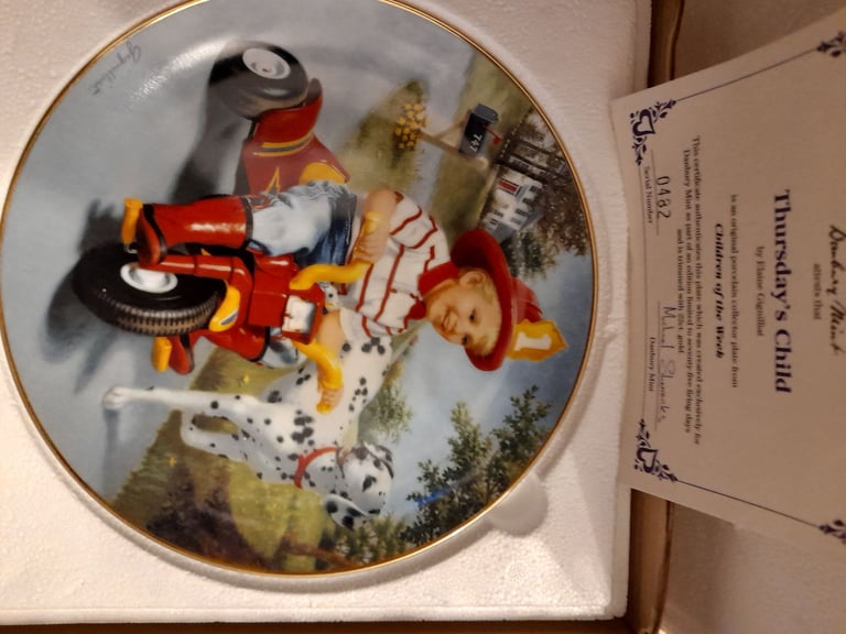 Wall plates 8 Limited Editions by Danbury Mint