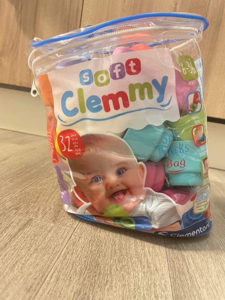 Clementoni Baby Soft Clemmy Building Blocks