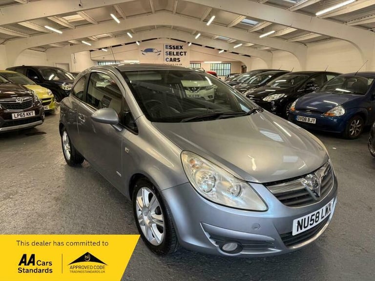 2008 Vauxhall Corsa 1.4i 16v Design 3dr (a/c) HATCHBACK Petrol Automatic