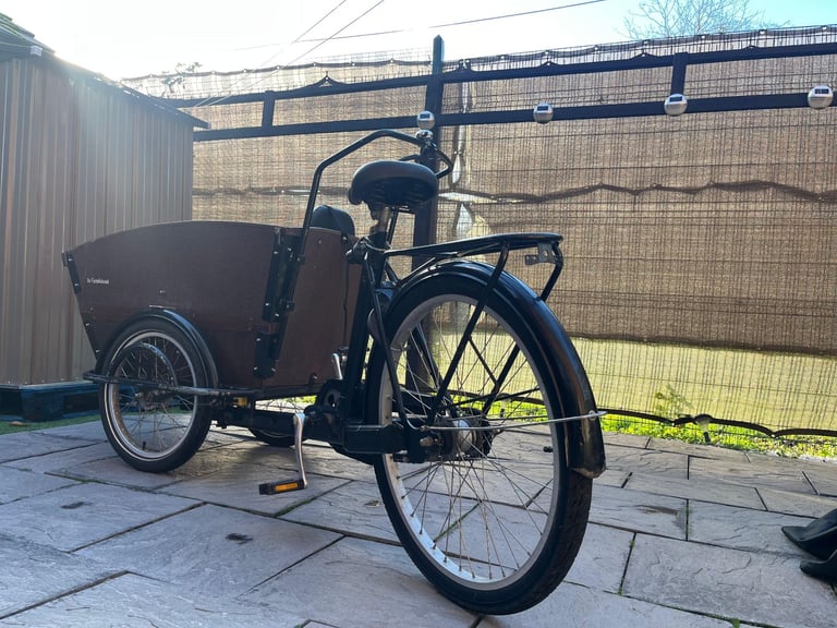 Cargo Bike with Front Passenger Box