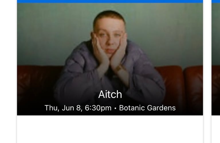 2 x SOLD OUT Aitch Tickets - Belfast 