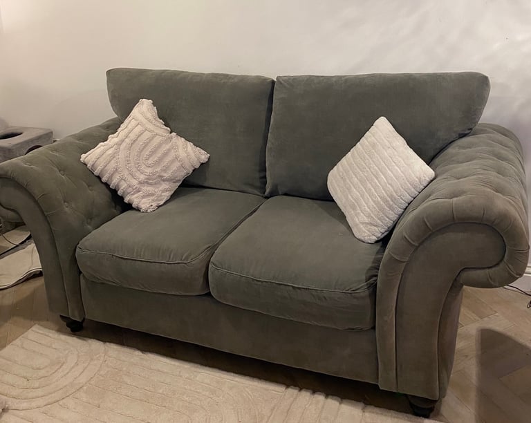 image for Large sofa, armchair and pouffe