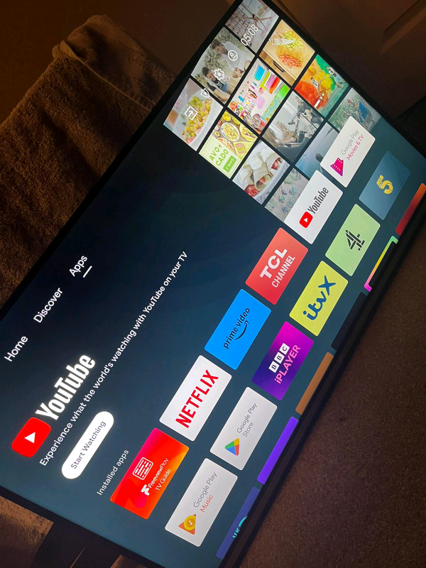 43INCH SMART 4K TV WITH BUILT IN FREEVIEW PLAY HD