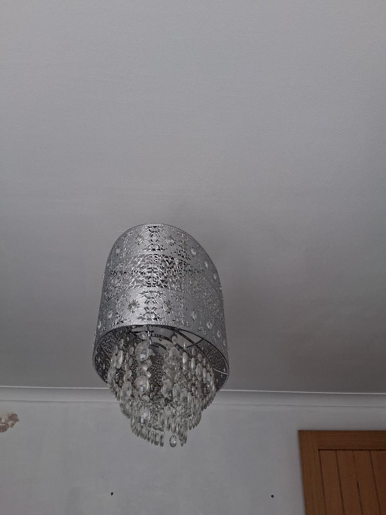 image for Beautiful Metal/Crystal Ceiling Light