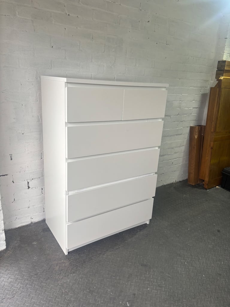 image for White ikea chest drawers