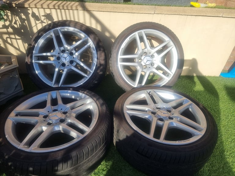 MERCEDES E Class 18" AMG 4x ALLOY WHEELS