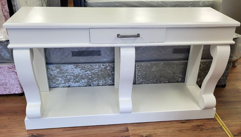 image for Ex-Display Scroll Console/Sideboard Table With Drawer
