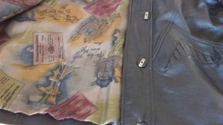 For Sale Italian Leather Coat Brand New