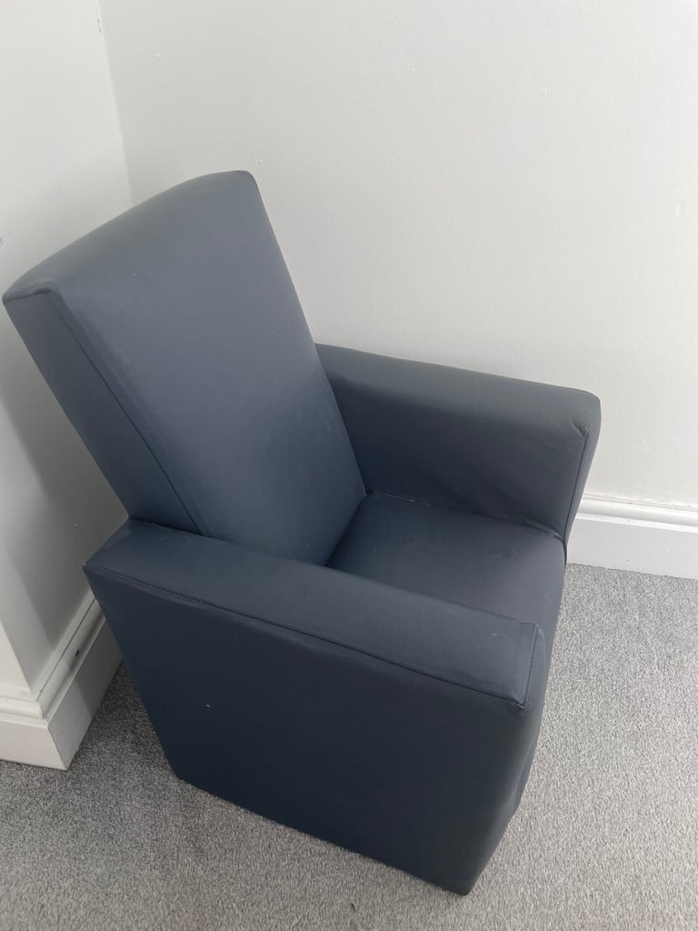 Child’s leather armchair