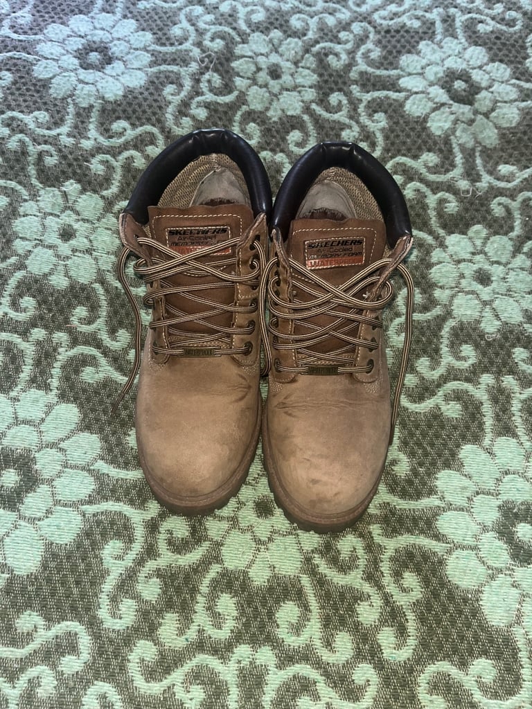 image for Skechers Leather Waterproof Desert Style Boots 