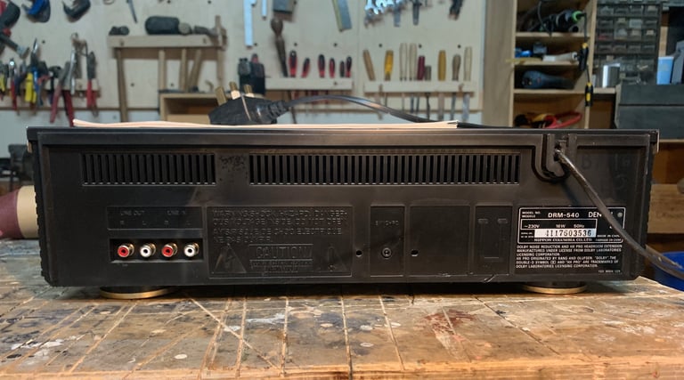 Denon DRM-540 Cassette Deck. HX Pro, Dolby B, C